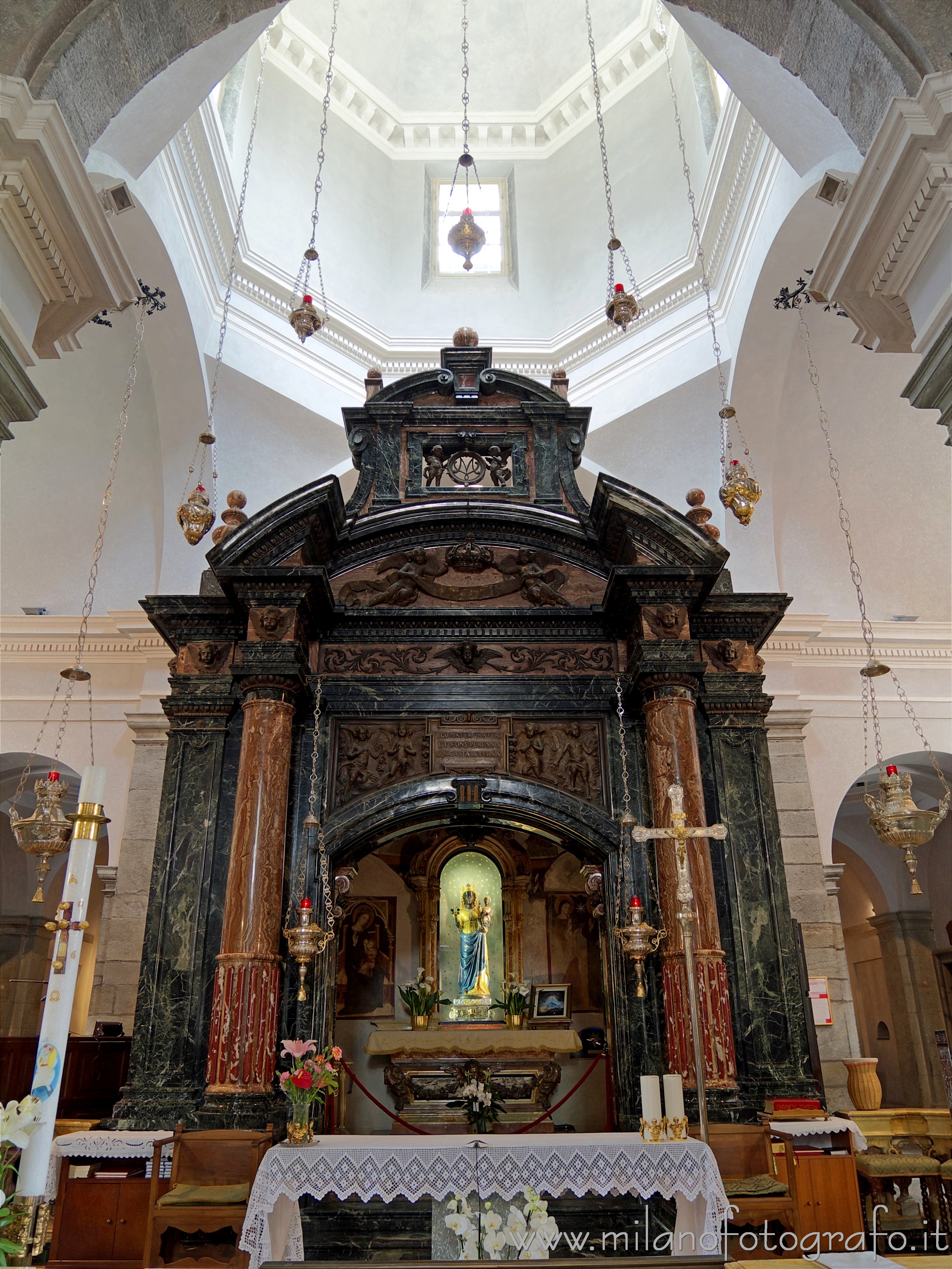 Biella - Sacello di Sant'Eusebio all'interno della Basilica Antica del Santuario di Oropa